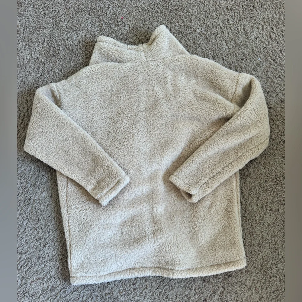 NWT Lucky Brand Beige Sherpa Outerwear Women’s size Medium